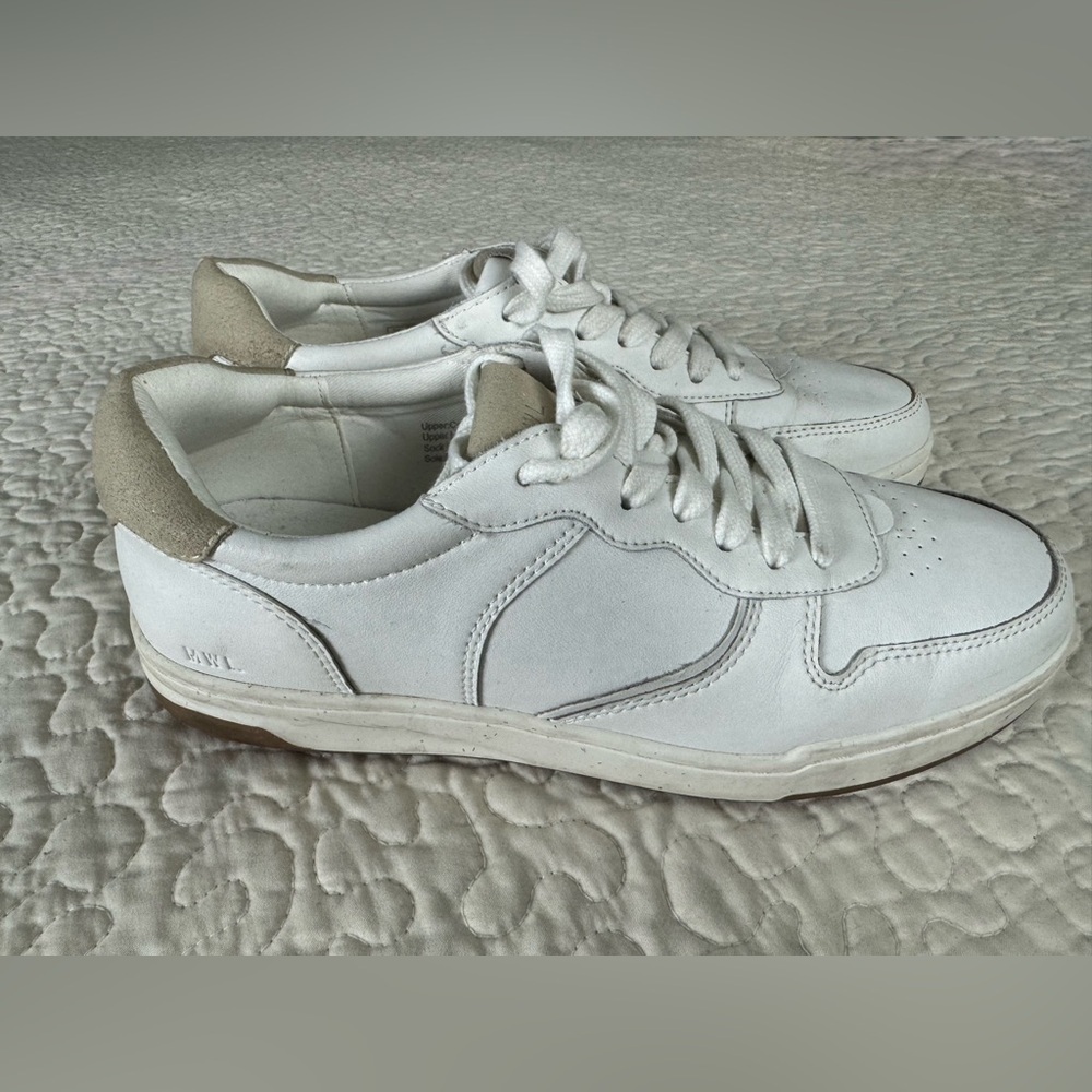MWL by Madewell Court Shoes Sneakers MC696‎ Unisex White W 9.5 / M 8
